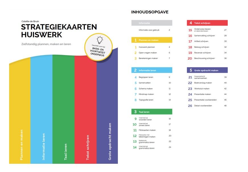 Strategiekaarten huiswerk