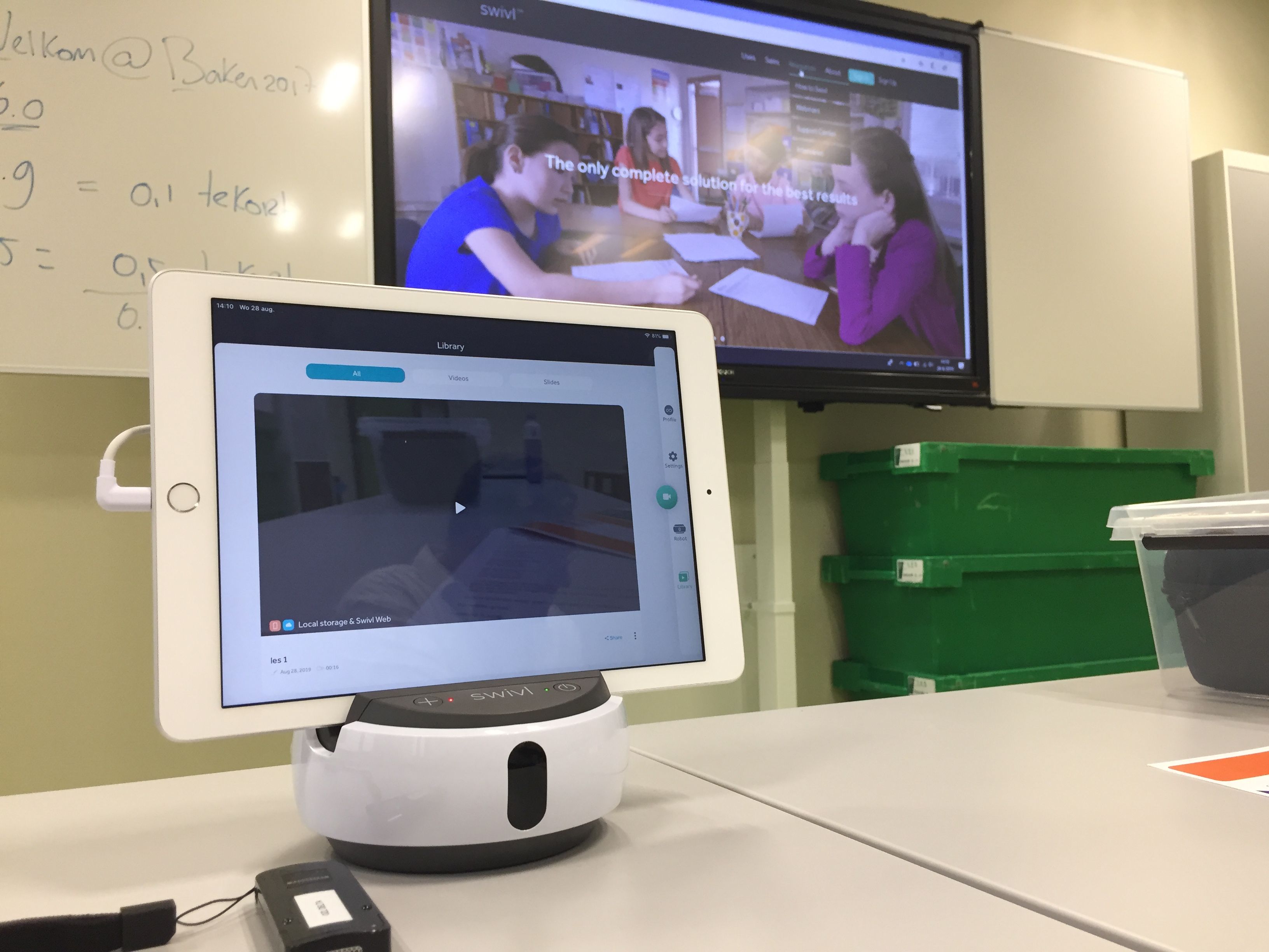 Swivl, een innovatief apparaat voor afstandsonderwijs - OPROEP aan scholen